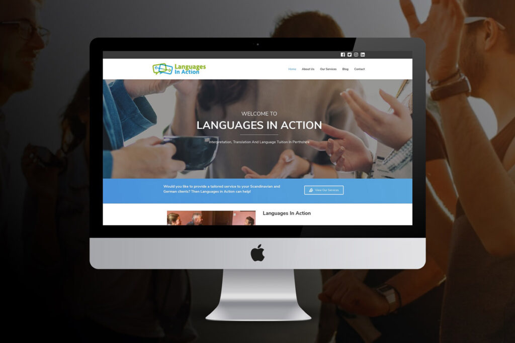 Languages in Action Website 10 Languages in Action Website 8