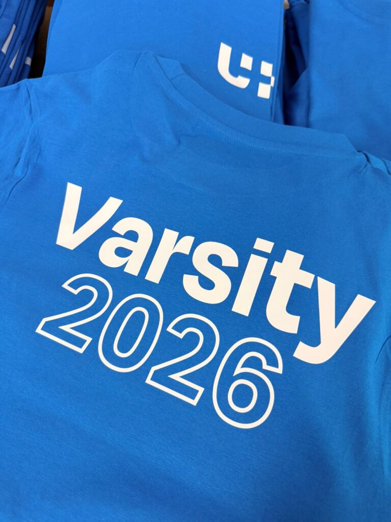 Printed T-shirts for UHI Varsity 2026 2 Printed T-shirts for UHI Varsity 2026 2